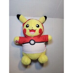 Build A Bear Pokemon‎ Pikachu With Pokeball Shirt Large Plush Stuffed Animal Toy